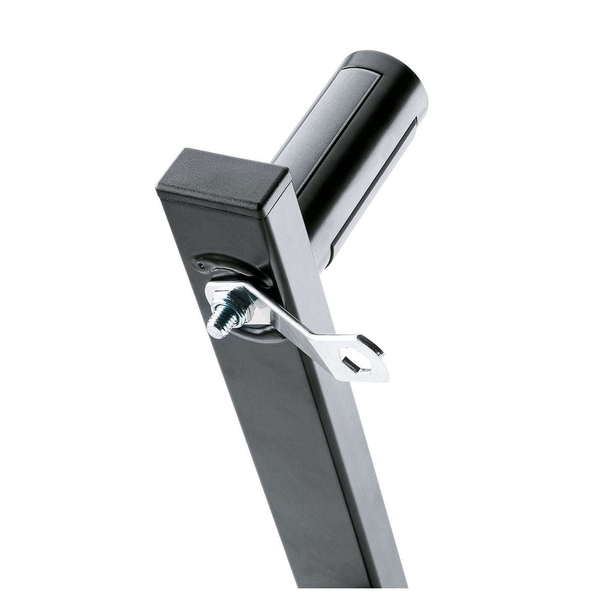 24120 Boxenwandhalterung detail mit schraubenschlüssel zum klemmen