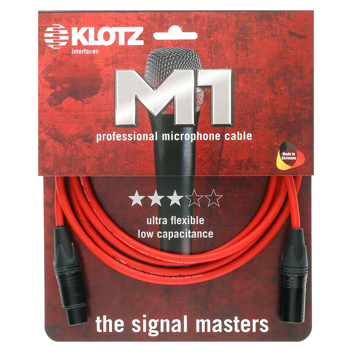 Klotz M1 professionelles Mikrofonkabel XLR Neutrik