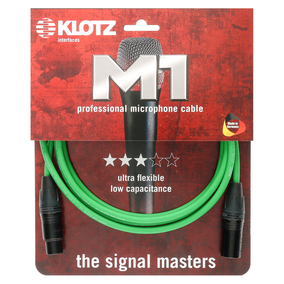 Klotz M1 professionelles Mikrofonkabel XLR Neutrik