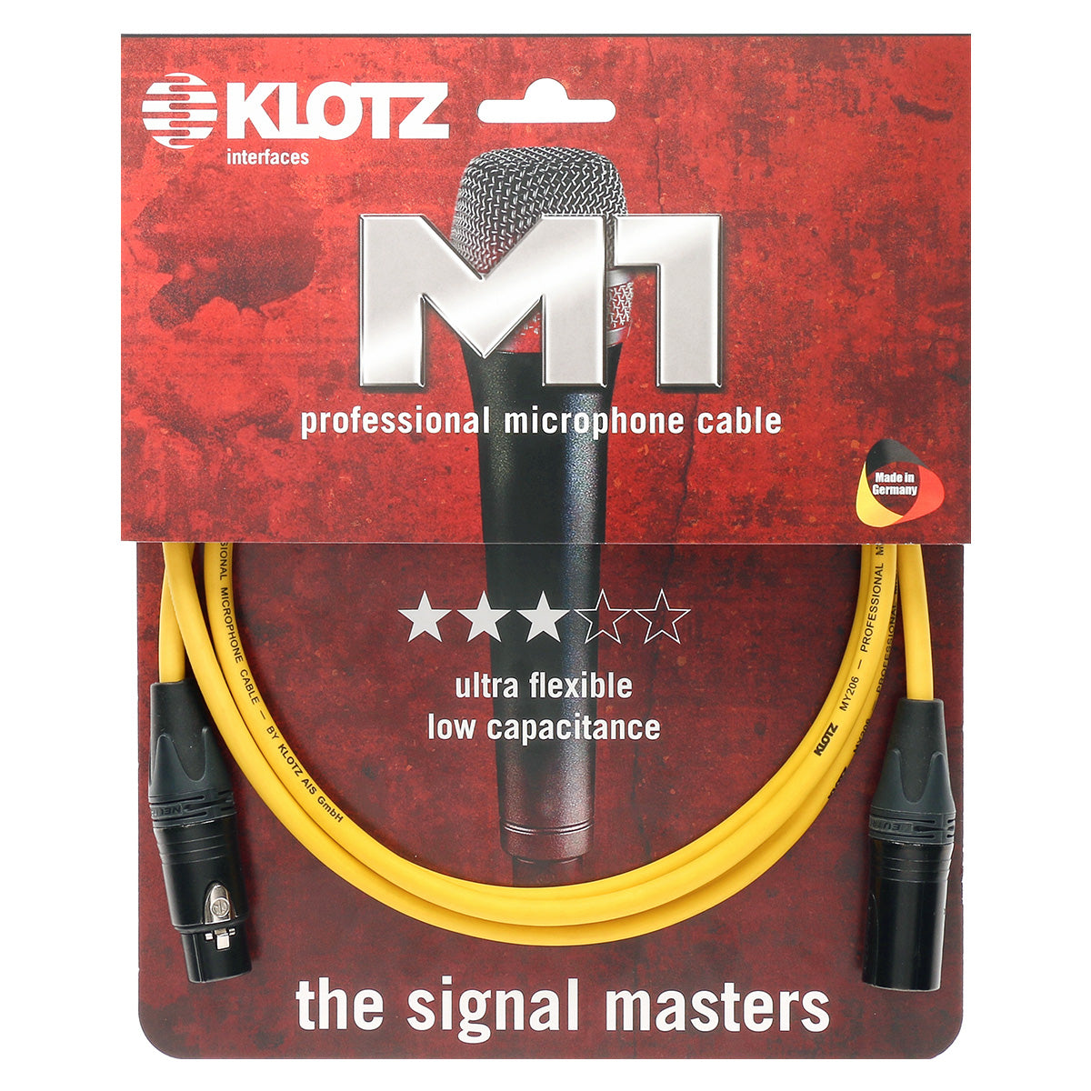 Klotz M1 professionelles Mikrofonkabel XLR Neutrik