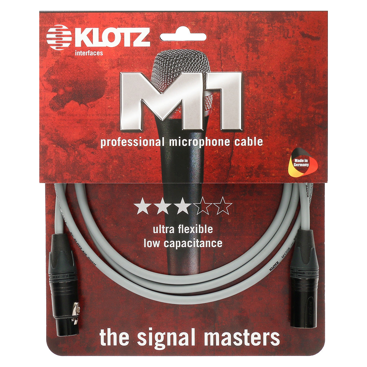 Klotz M1 professionelles Mikrofonkabel XLR Neutrik