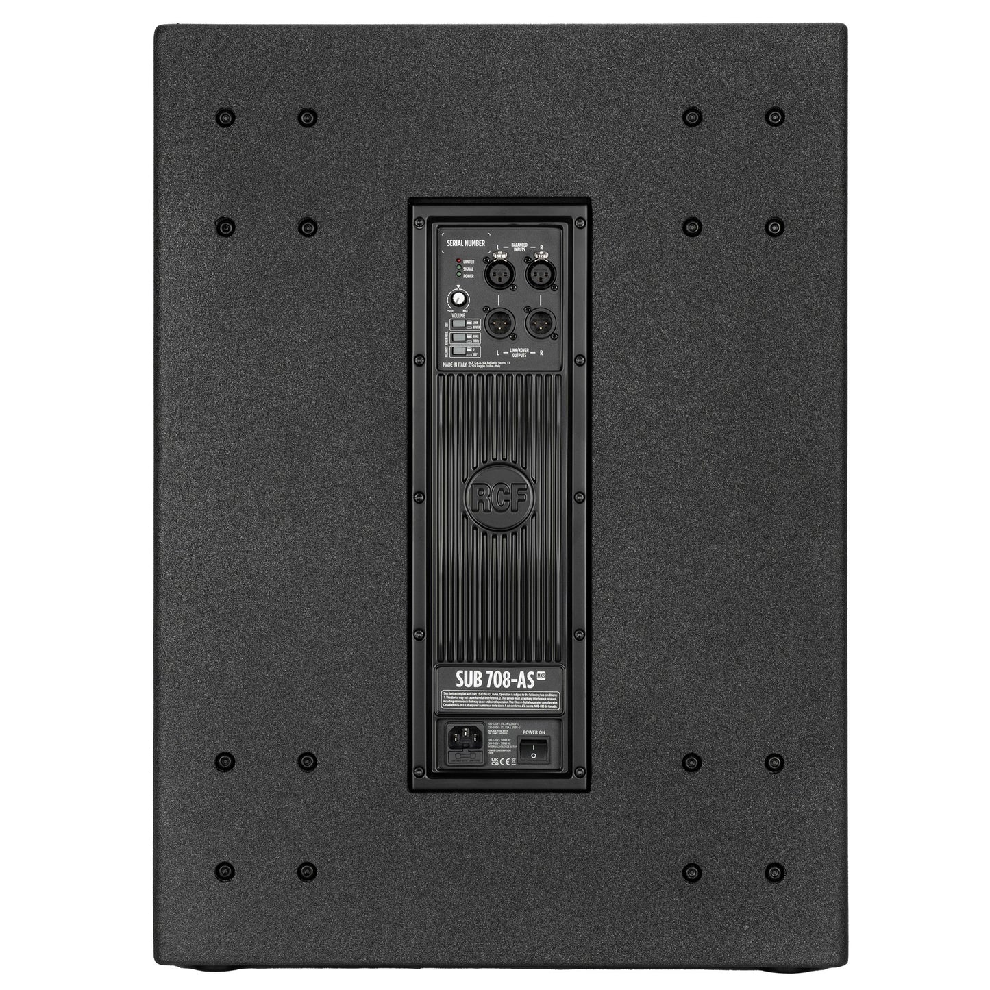 RCF Suboofer 708AS MK3 rear