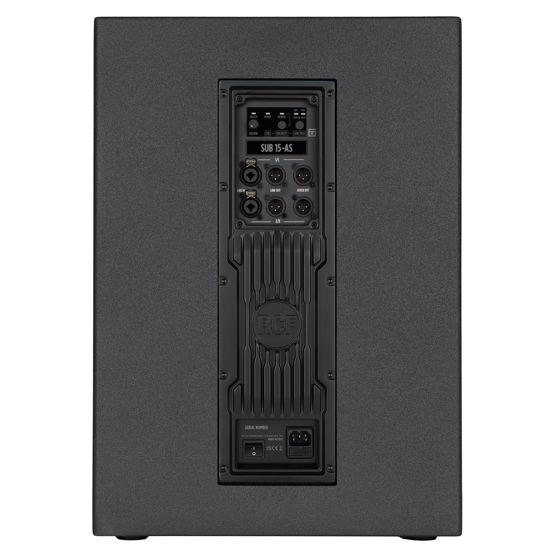 RCF Subwoofer 15AS rear