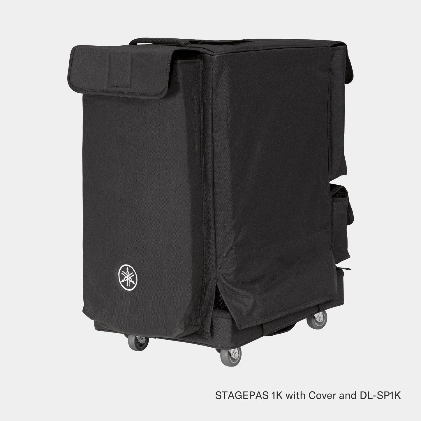 Trolley für Yamaha Stagepas eingepackt