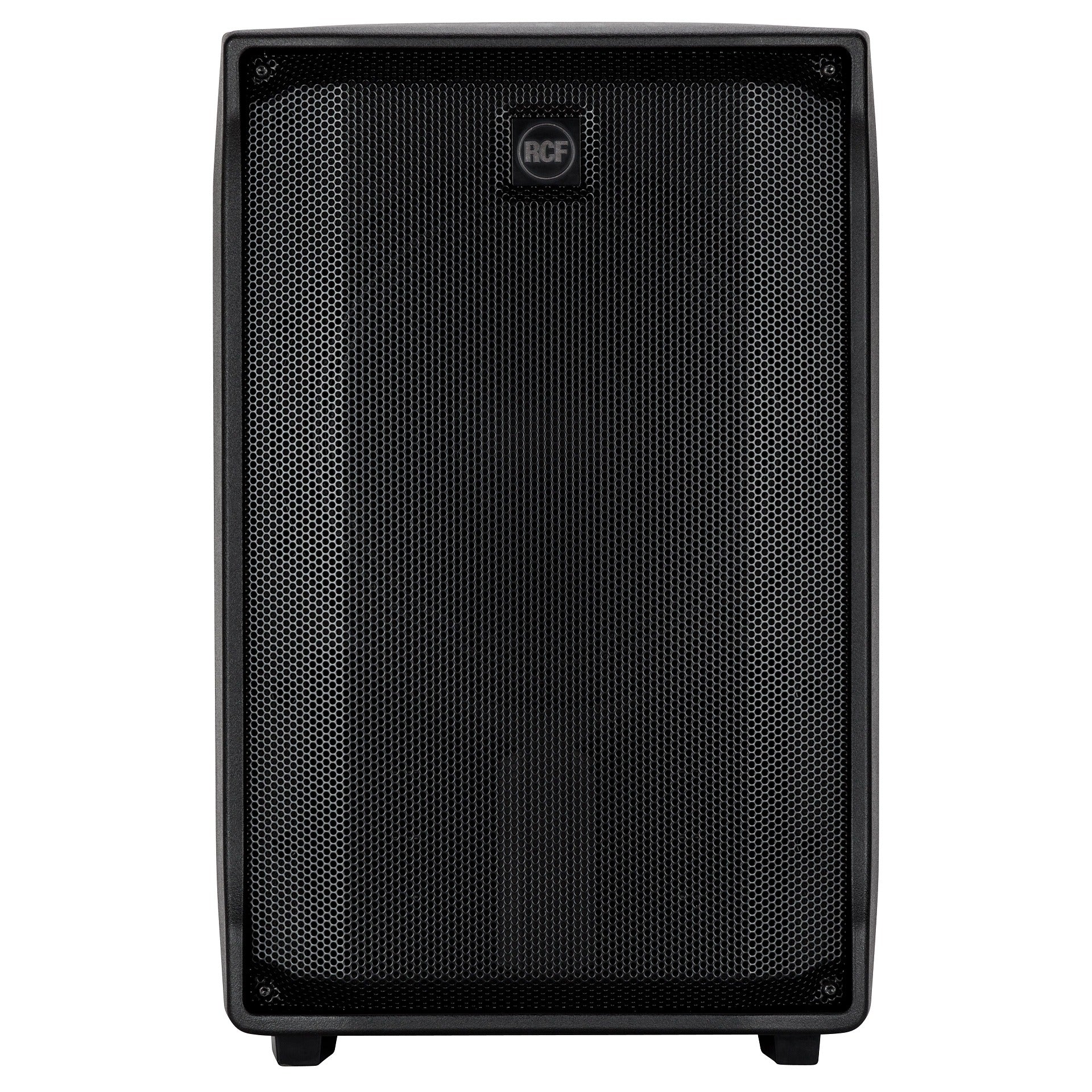 RCF Evox JMIX8 subwoofer front mit gitter
