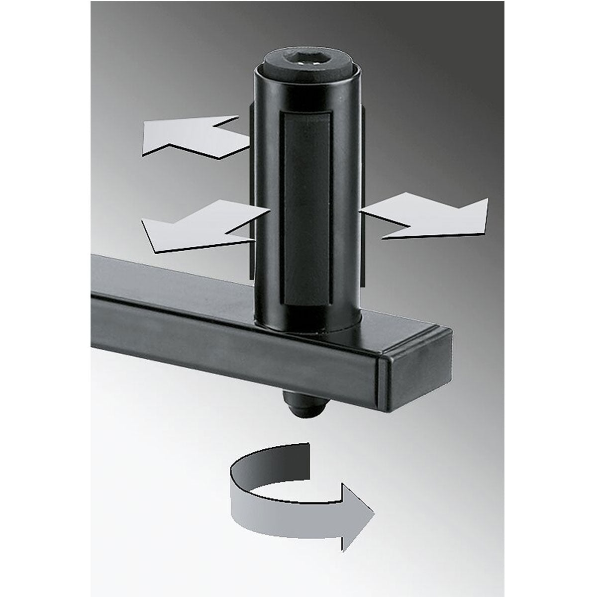 24110 Boxenwandhalterung spanndorn