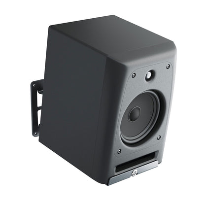 24166 Boxenwandhalterung M mit Lautsprecher angle right