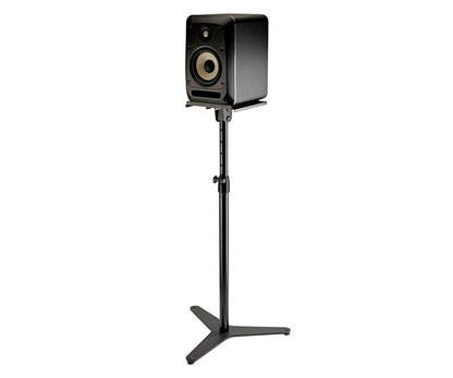 K&M 26754 Monitorstativ schwarz mit Lautsprecher gerade