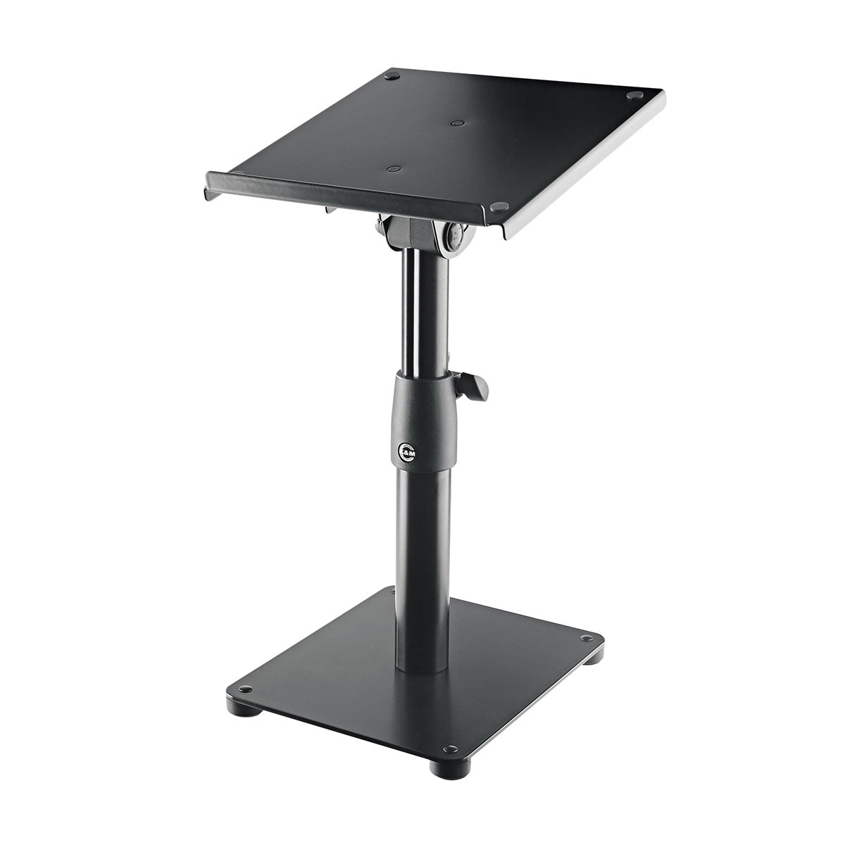 König & Meyer 26776 Neigbares Monitor Tischstativ schwarz geneigt