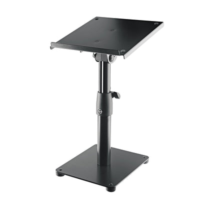 König & Meyer 26776 Neigbares Monitor Tischstativ schwarz geneigt