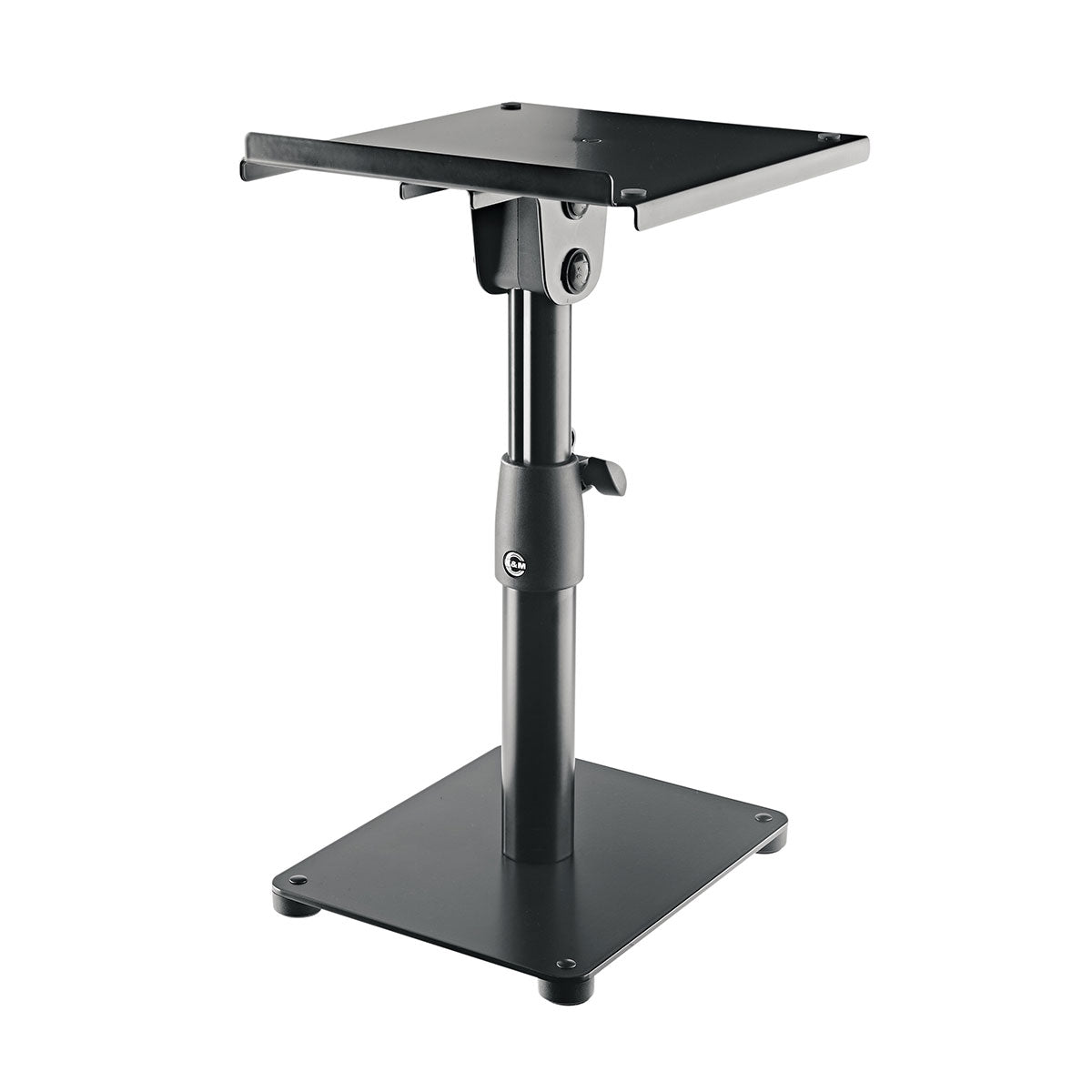 König & Meyer 26776 Neigbares Monitor Tischstativ schwarz gerade