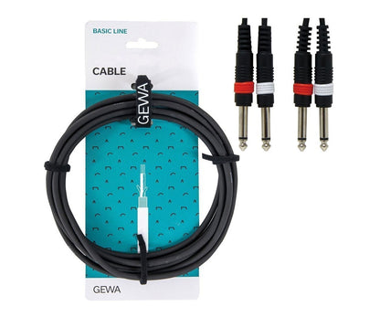 GEWA Twin-Kabel 6.3mm