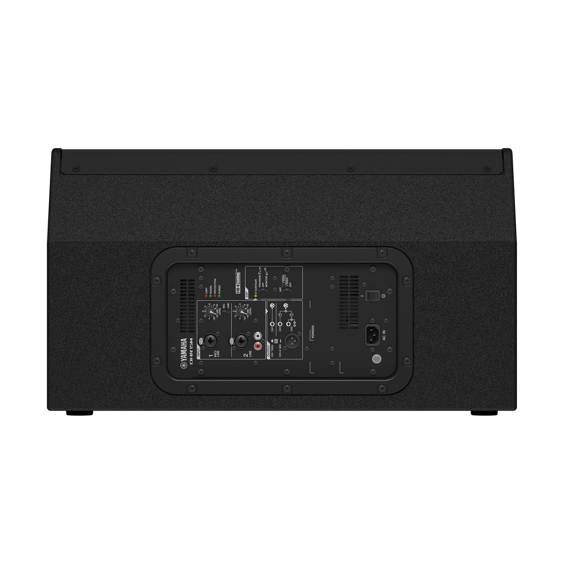 Yamaha DHR15M rear panel