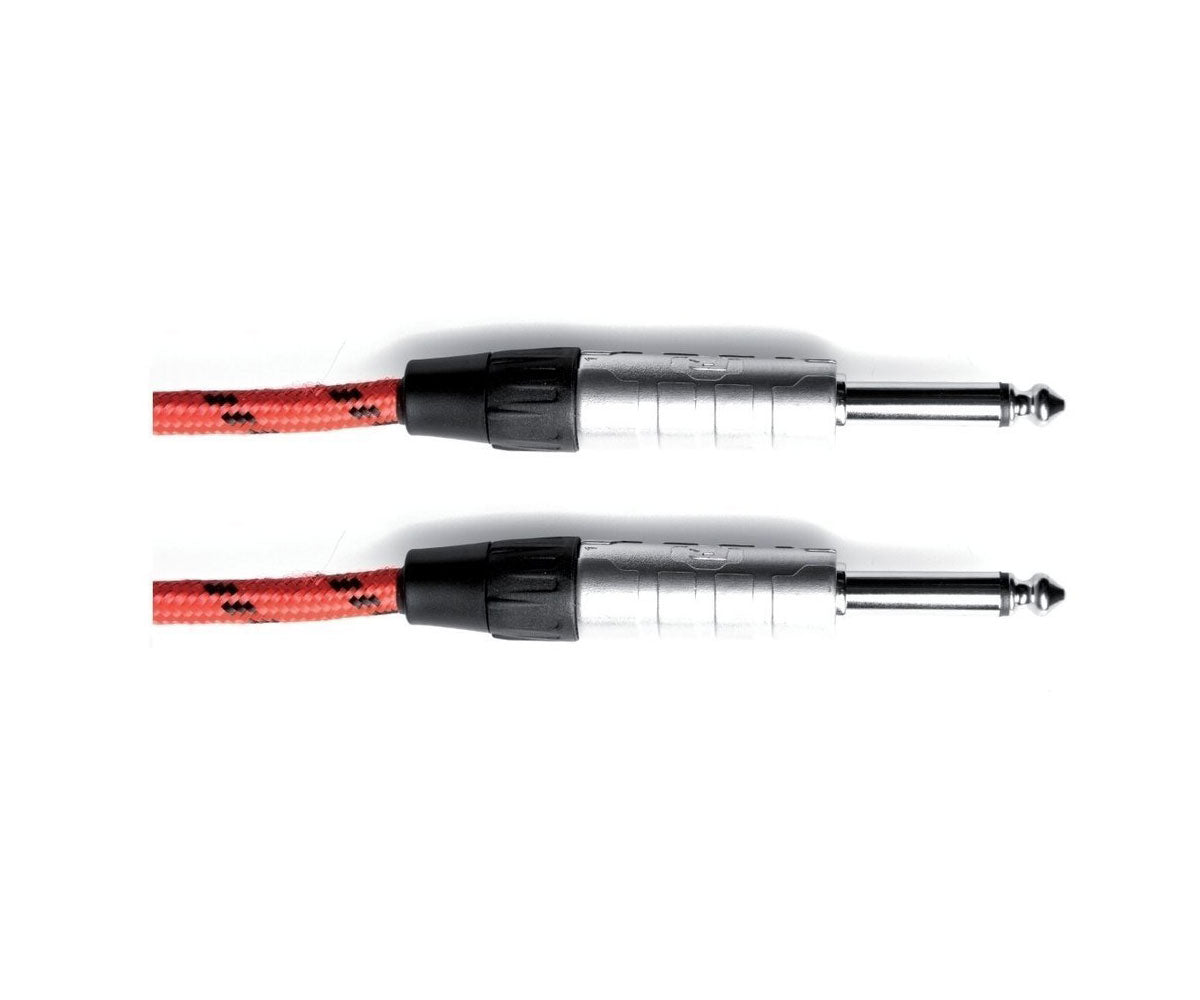 Gewa Instrumentenkabel rot schwarz klinke
