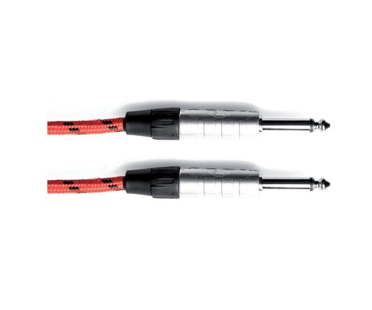 Gewa Instrumentenkabel rot schwarz klinke