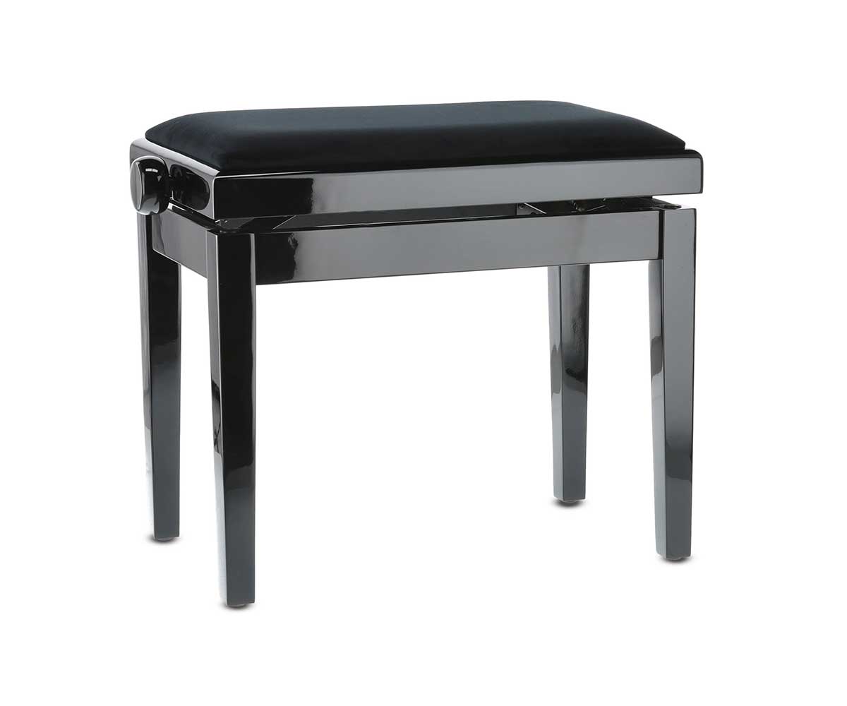 Gewa Pianobank Deluxe schwarz hochglanz