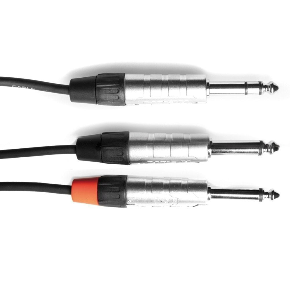 Gewa Y Kabel Stereo Klinke auf 2 Mono Klinken 6,3mm