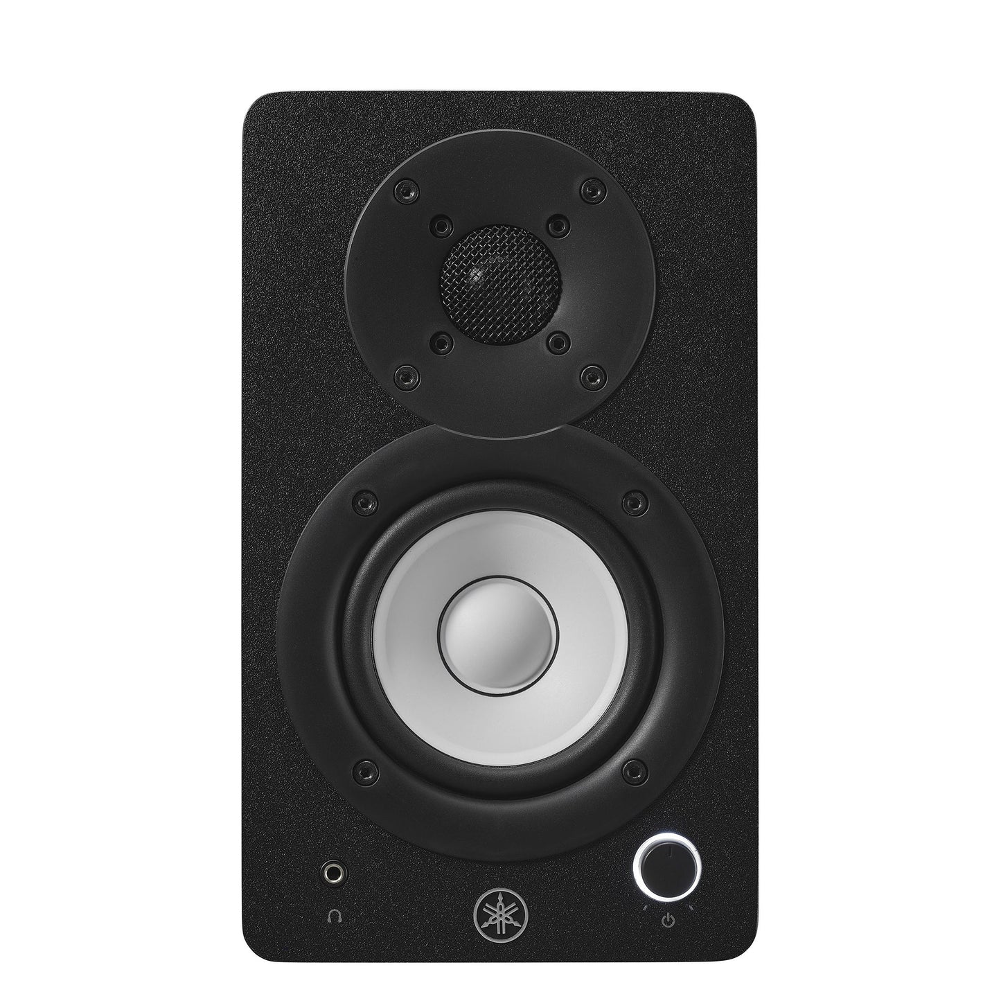 Yamaha HS3 black front power on