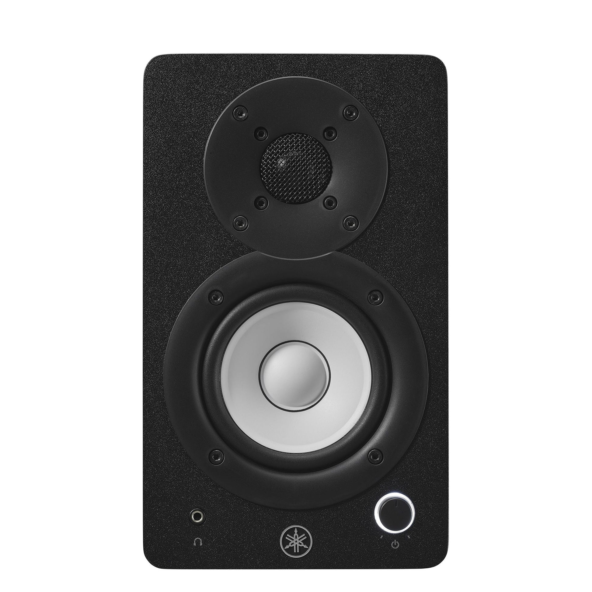 Yamaha HS3 black front power on