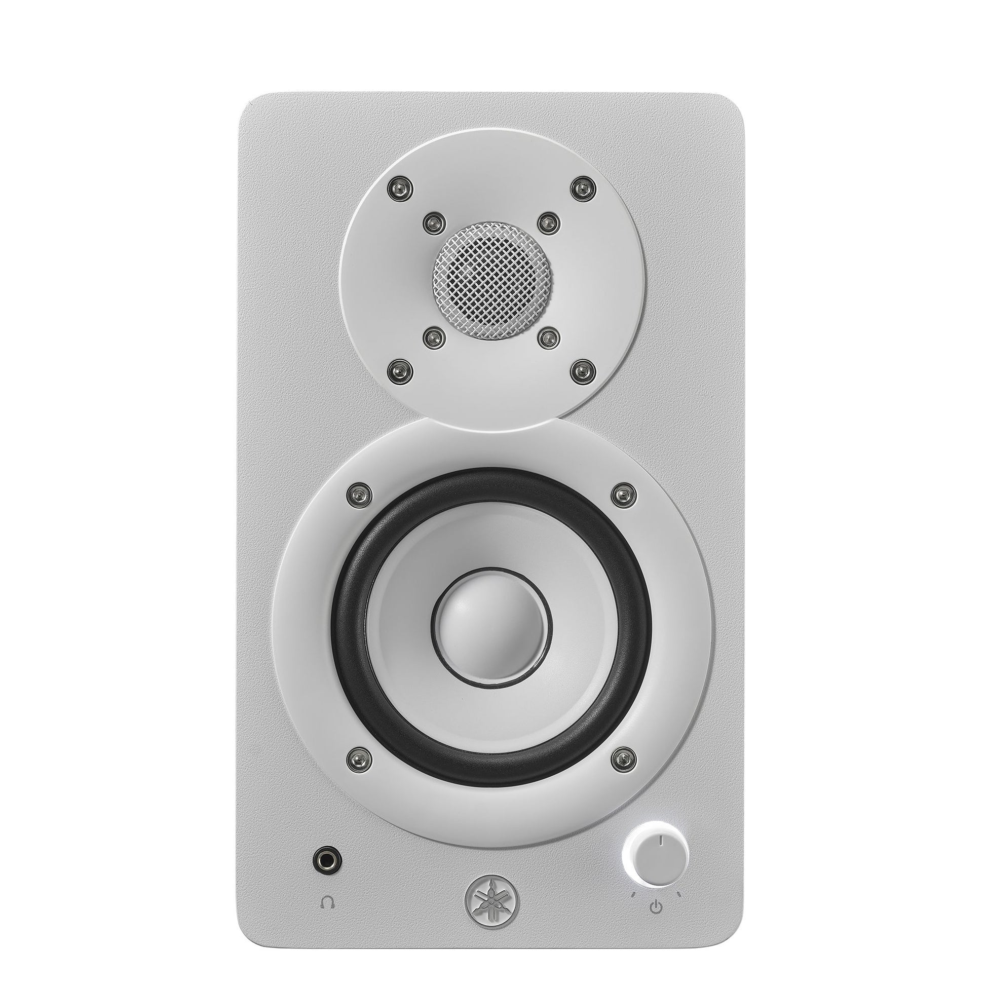 Yamaha HS3 white front power on