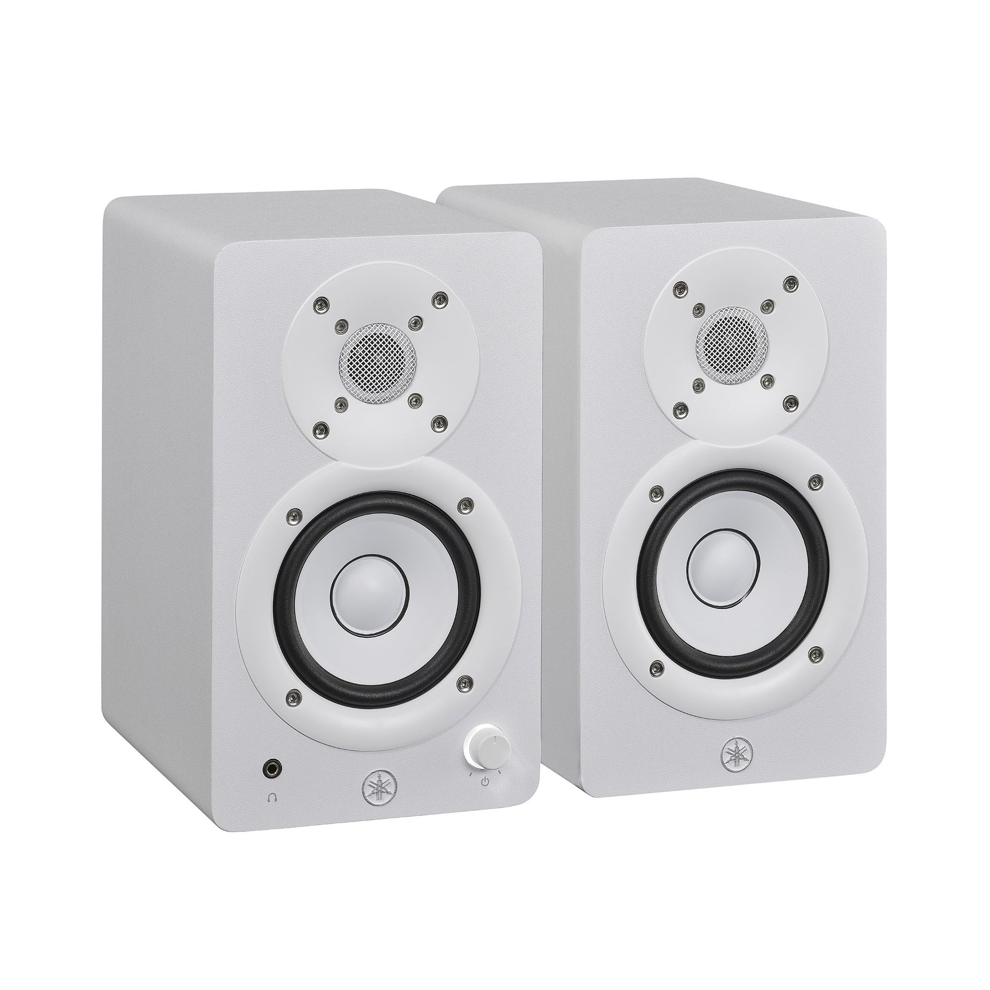 Yamaha HS3 white pair angle right