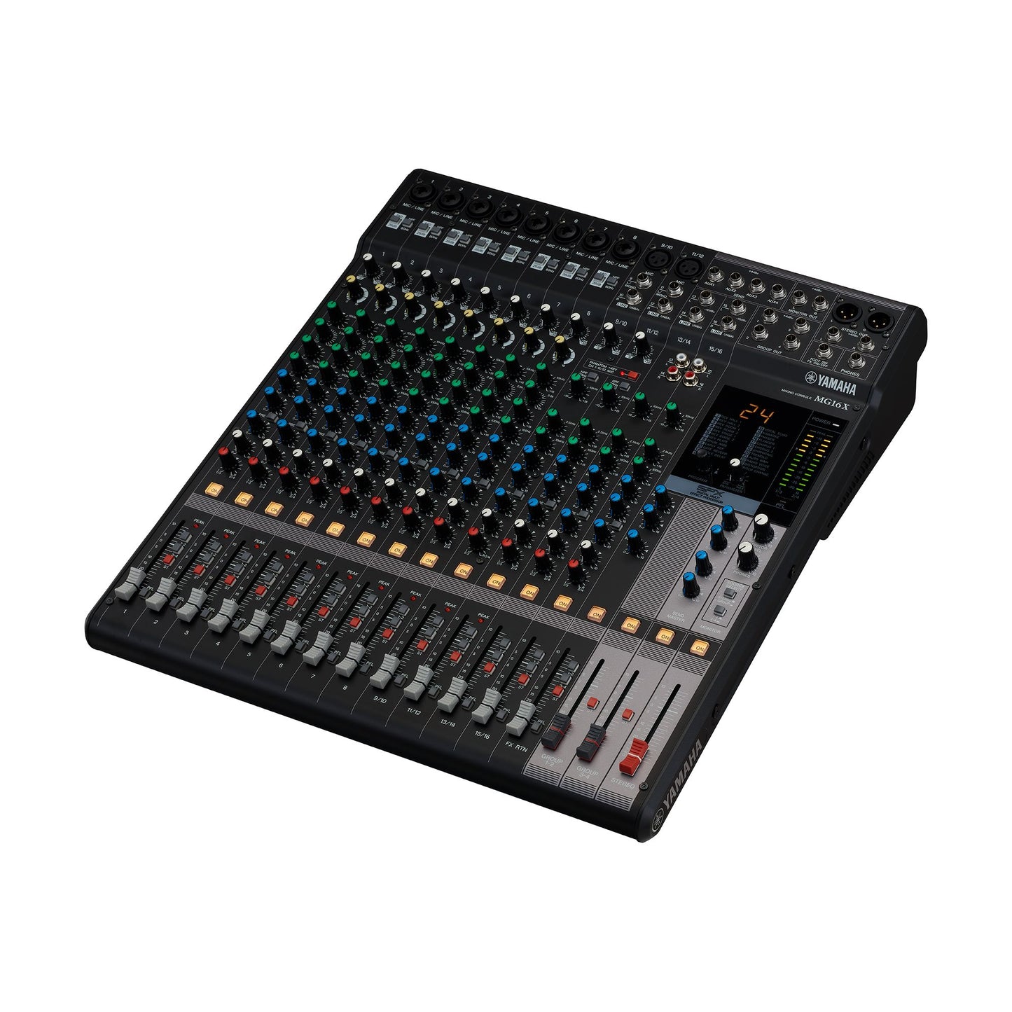 Yamaha MG16X Mixer angeled