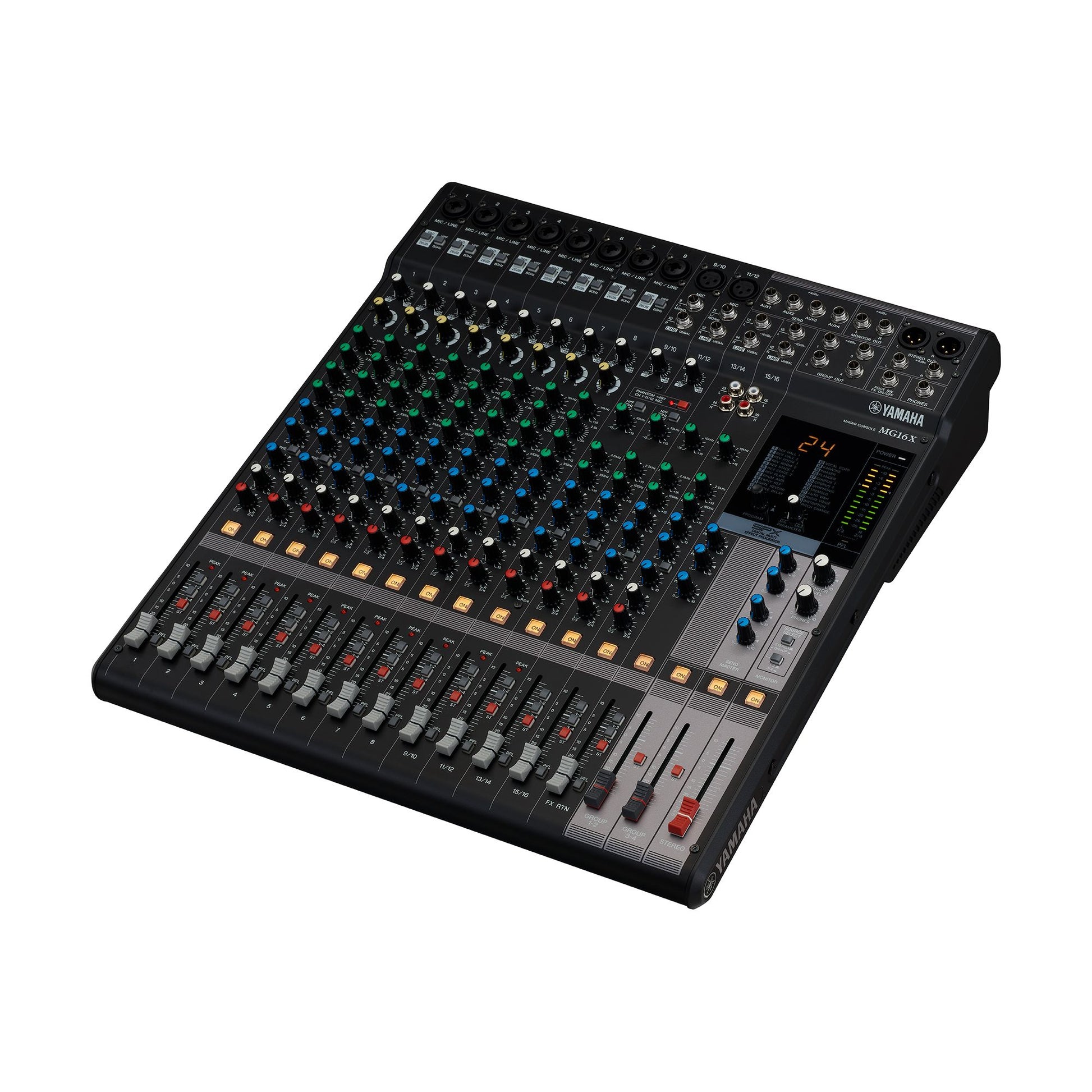 Yamaha MG16X Mixer angeled