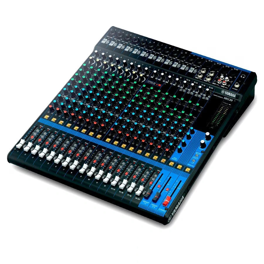 Yamaha MG20 Mixer angeled