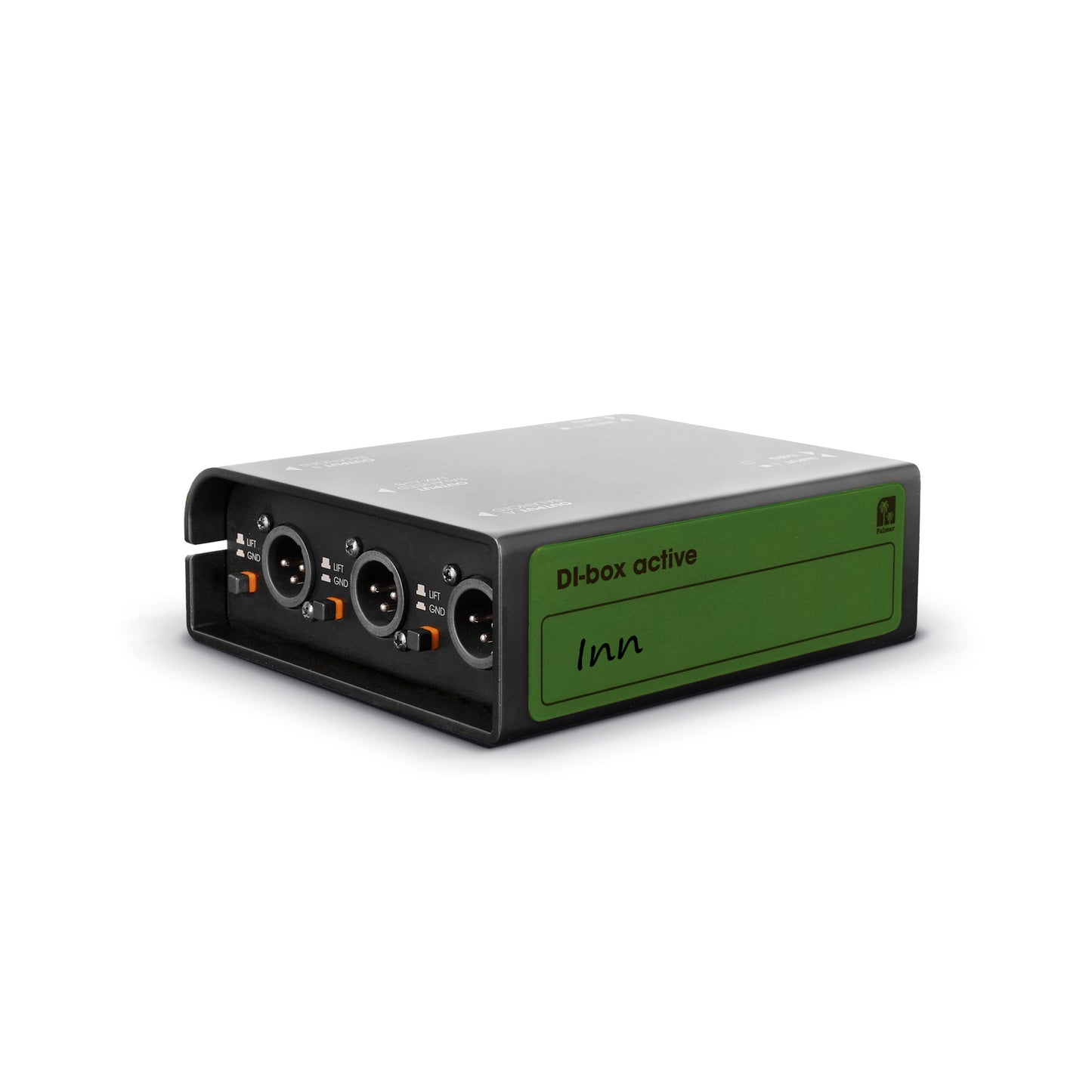 Palmer River Inn Di Box black angeled + sticker green