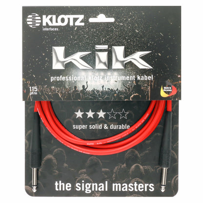 KLOTZ Pro Instrumentenkabel "Bestseller"