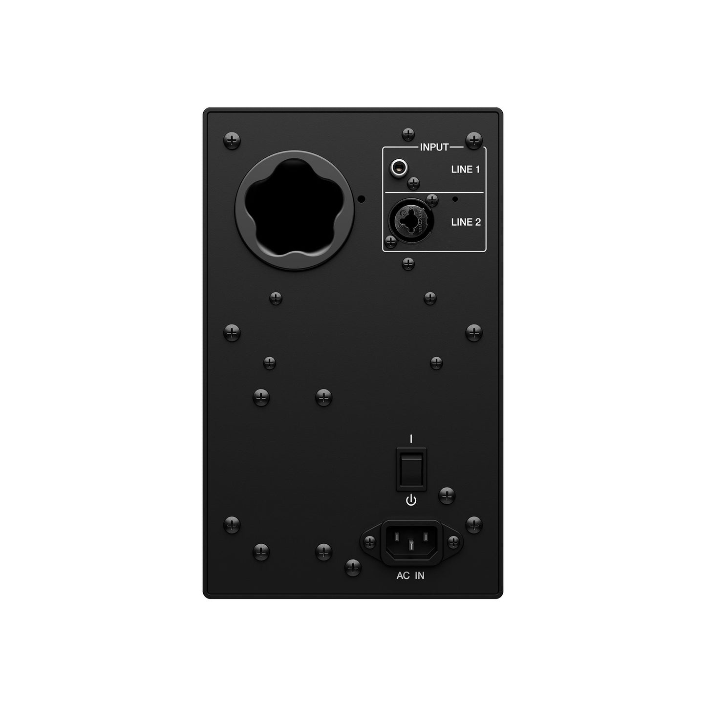 Yamaha MSP3A Monitorspeaker black rear