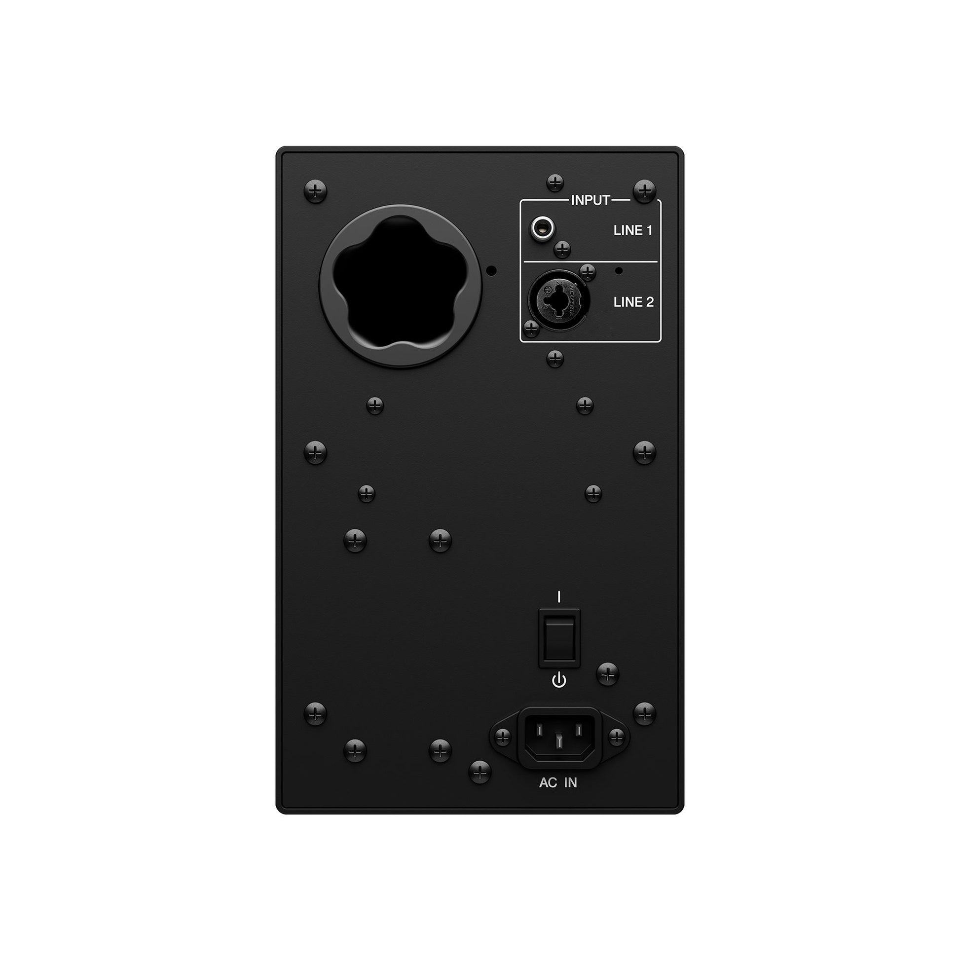 Yamaha MSP3A Monitorspeaker black rear