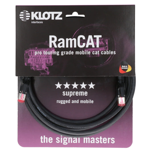 Klotz Netzwerkkabel RJ45 auf RJ45 doppelt geschirmt