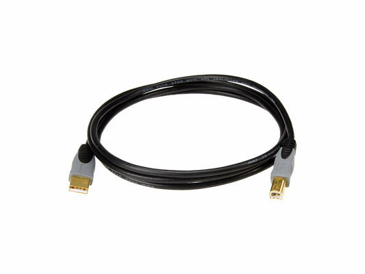 Klotz USB A auf USB B Kabel mit vergoldeten Steckern