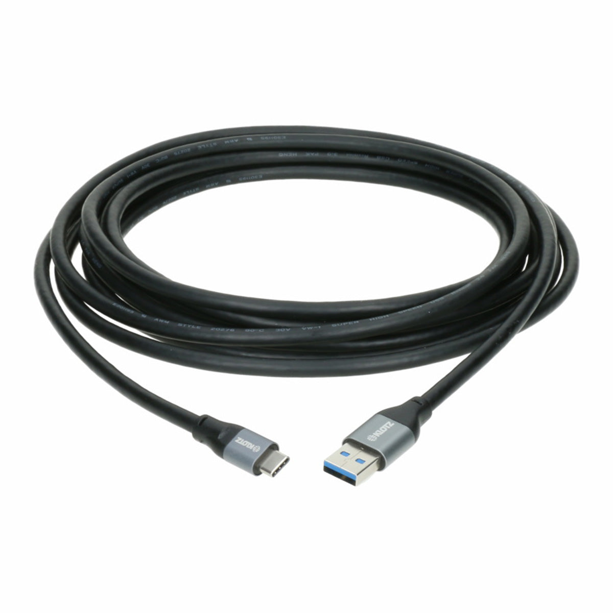 USB 3.1 super speed kabel
USB A - USB C aufgerollt schwarz