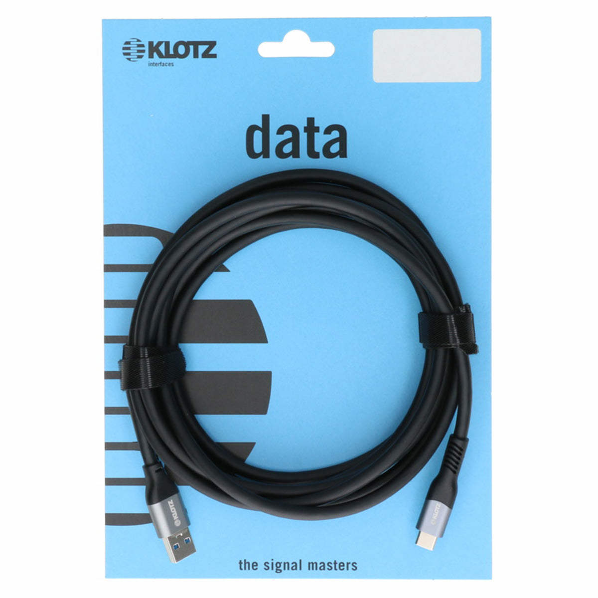 klotz USB 3.1 super speed kabel
USB A - USB C aufgerollt in verpackung