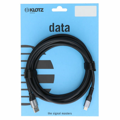 klotz USB 3.1 super speed kabel
USB A - USB C aufgerollt in verpackung