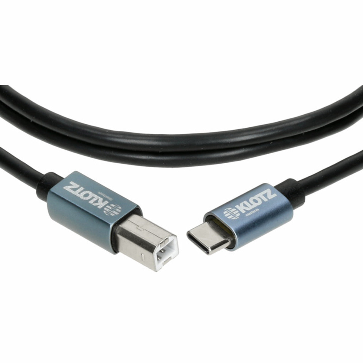 Klotz USB C auf USB B high speed kabel stecker detail