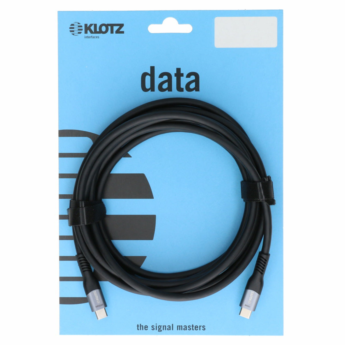 Klotz Super Speed USB C auf C Kabel in Verpackung