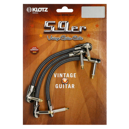 Klotz Vintage pancake pro patch kabel 3 Stk