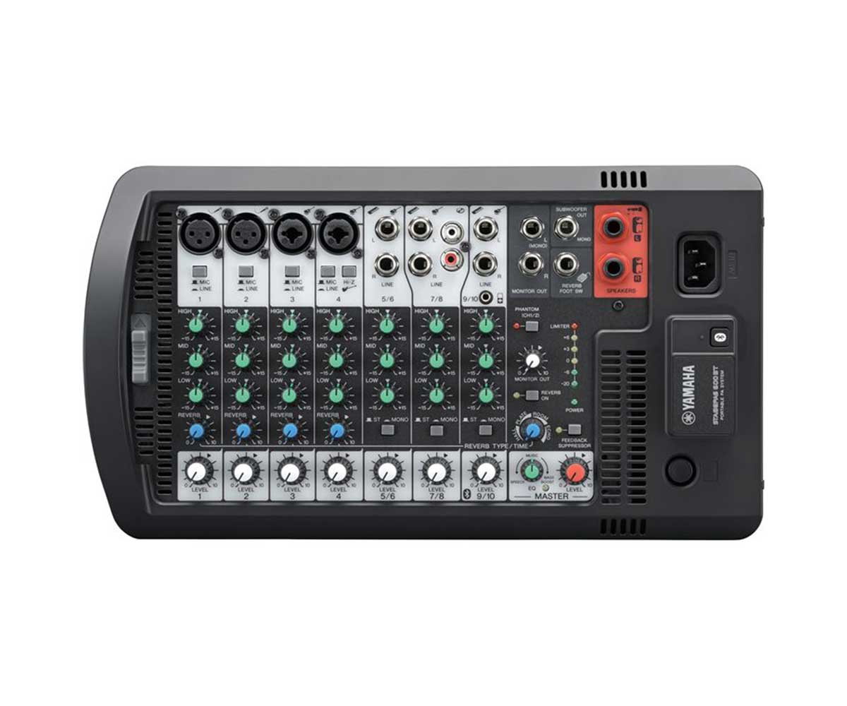 yamaha stagepas 600 mixer  top